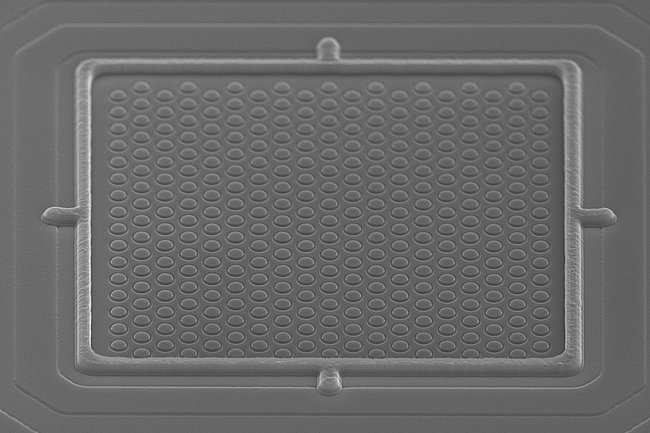 SEM image of new photodiode