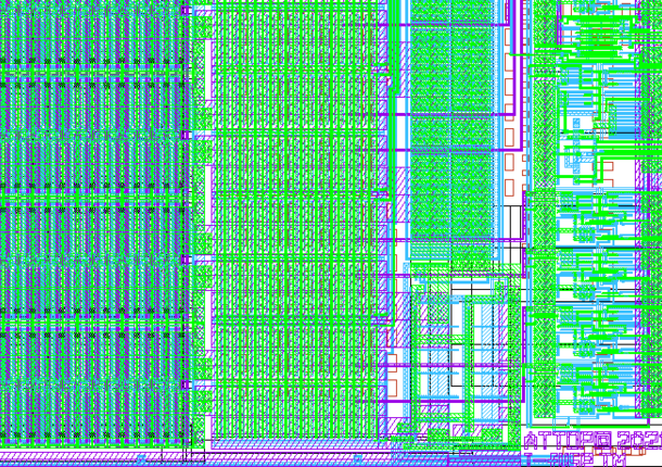 Layout of super small scalable OTP memory 